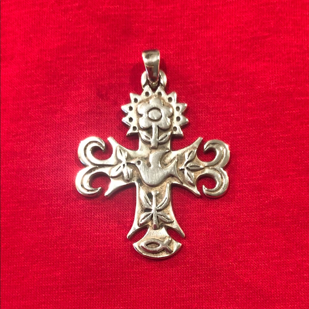 Retired James Avery La Primavera Cross Pendant